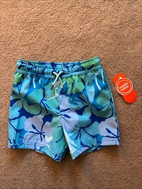 Wonder Nation Quick Dry Swim Trunk - Multiple Sizes